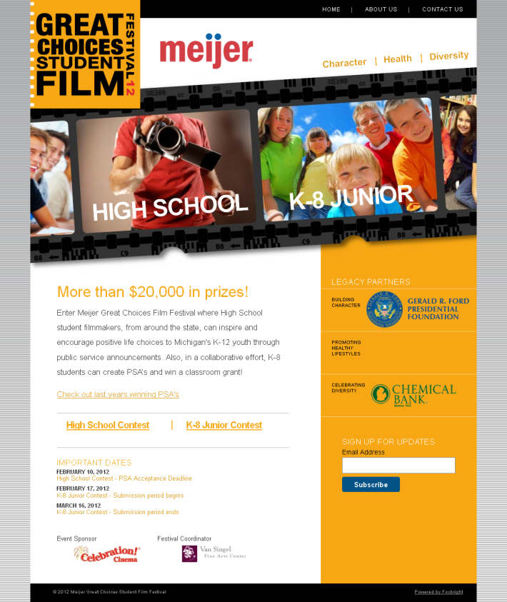 Meijer Great Choices Student Film Festival