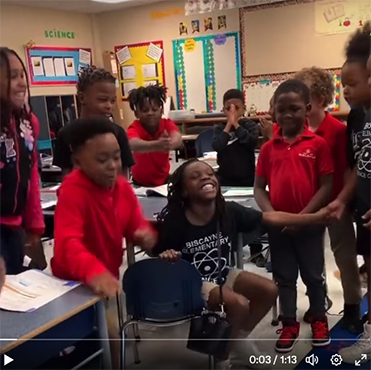 ‘Tears of Joy‘ from Jacksonville students and classmates