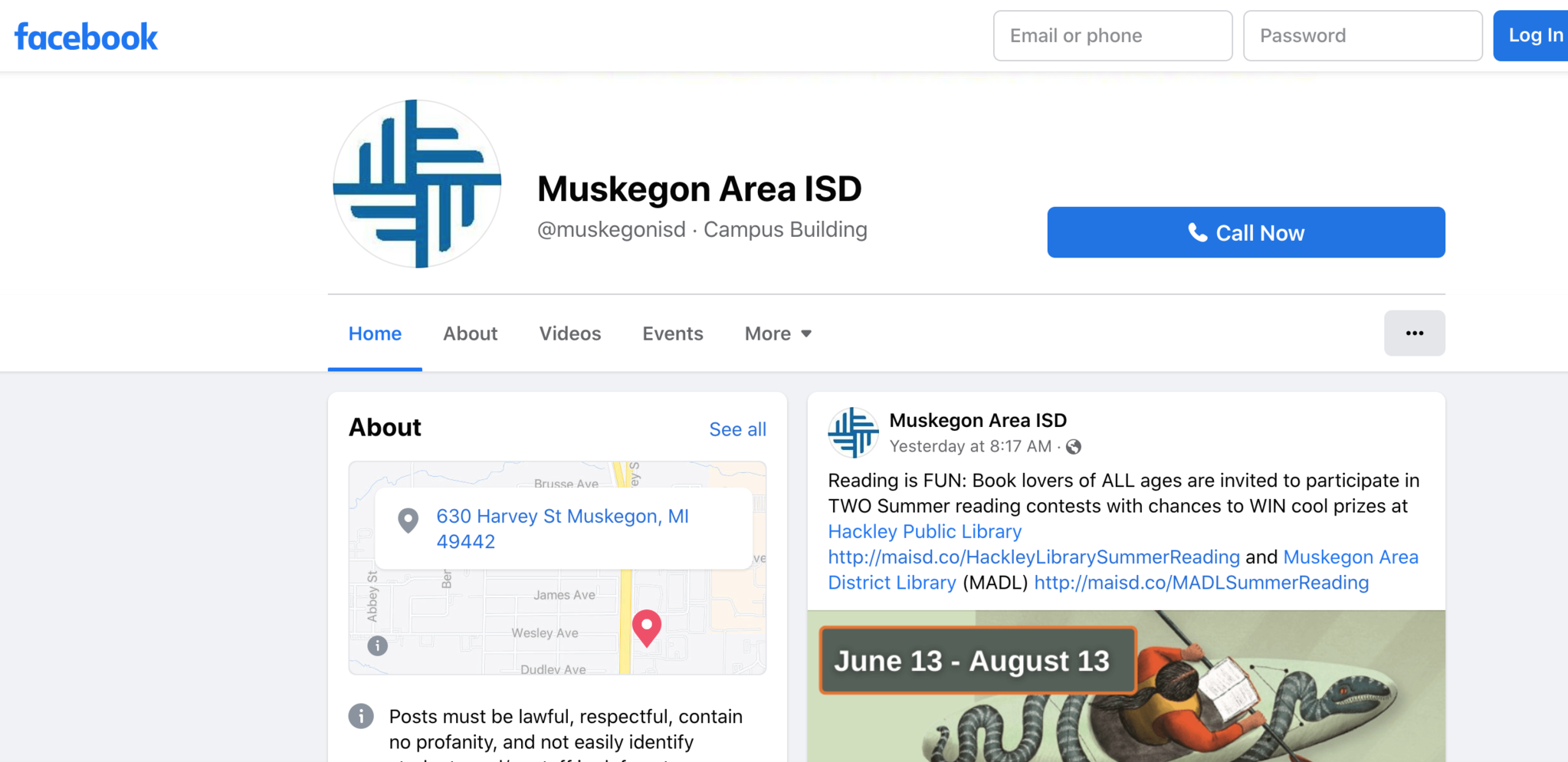 Muskegon Area ISD Facebook Feed