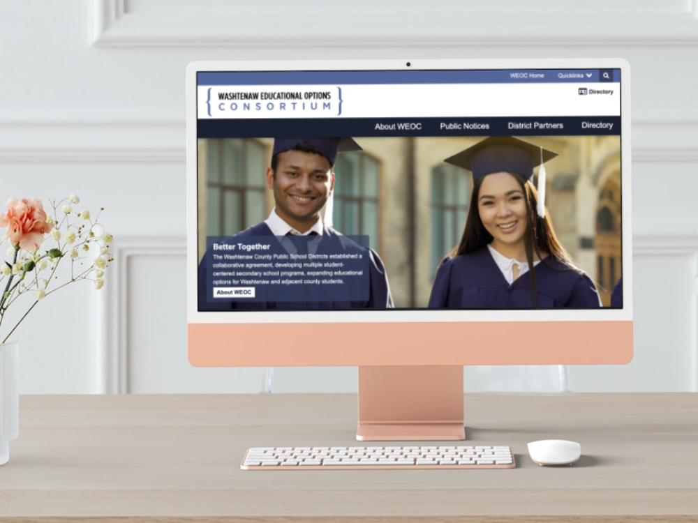 Homepage of the Washtenaw Schools website